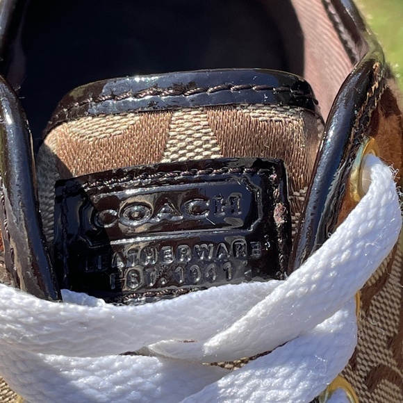 Coach Sneakers- Zorra Signature Leopard Sneakers size 7B - Picture 10 of 12